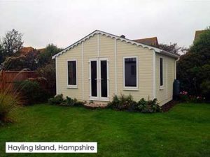 Picture of a garden room that we built in Hayling-Island, Hampshire