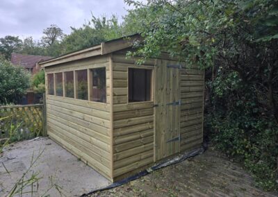 11ft By 8ft Timber Workshop in Fishersgate, West Sussex
