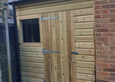 8ft By 8ft Timber Workshop in Poling, West Sussex